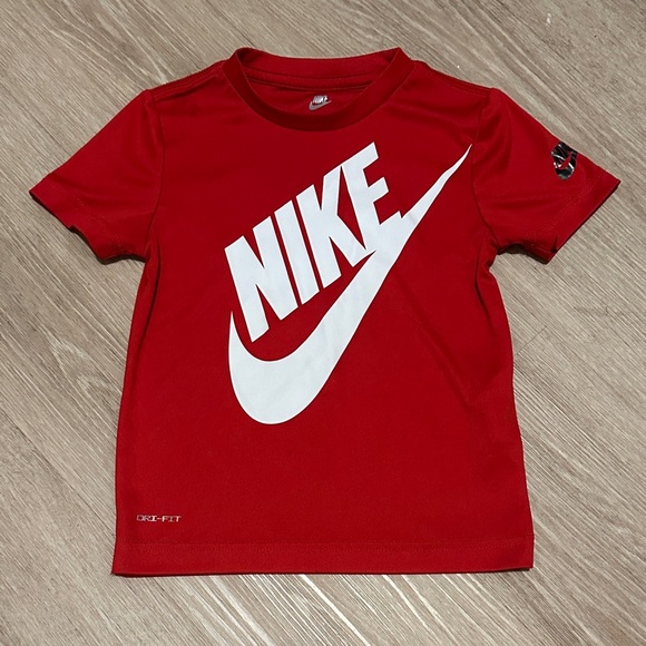 Nike Kids Red Dri-FIT Tee - Picture 1 of 3